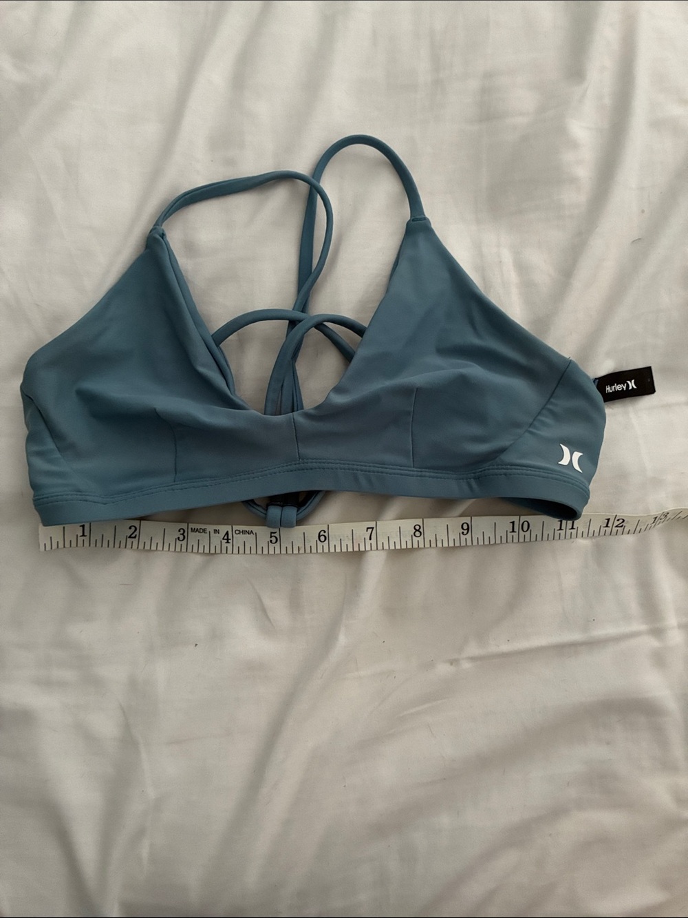 Hurley Teal Strappy Sports Bralette